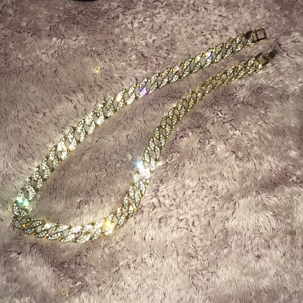 24” gold plated chain